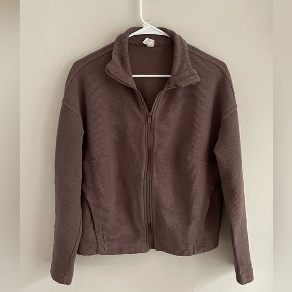 90 degree HIGH LOW FULL ZIP JACKET WITH SIDE POCKETS - Picture 1 of 10